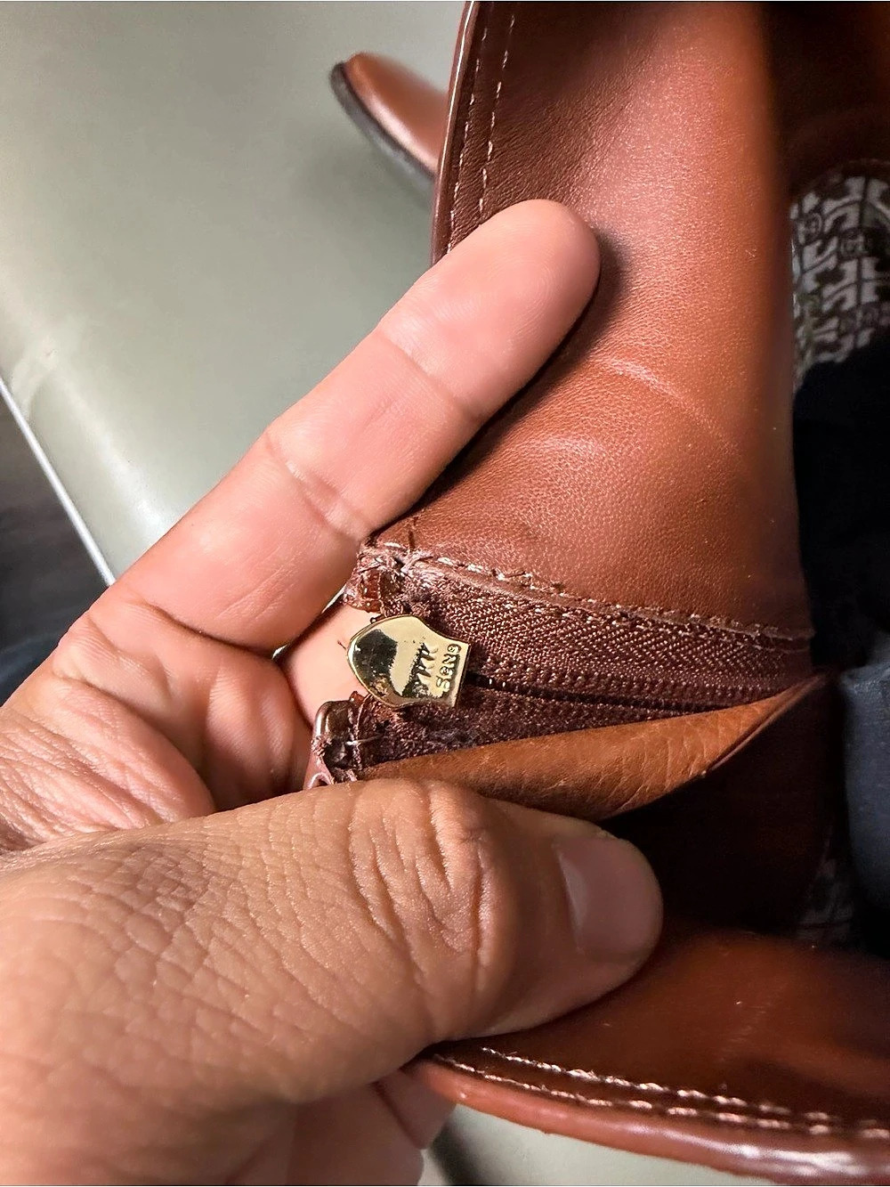 Tory Burch Junction Riding Boots - Picture 4 of 6